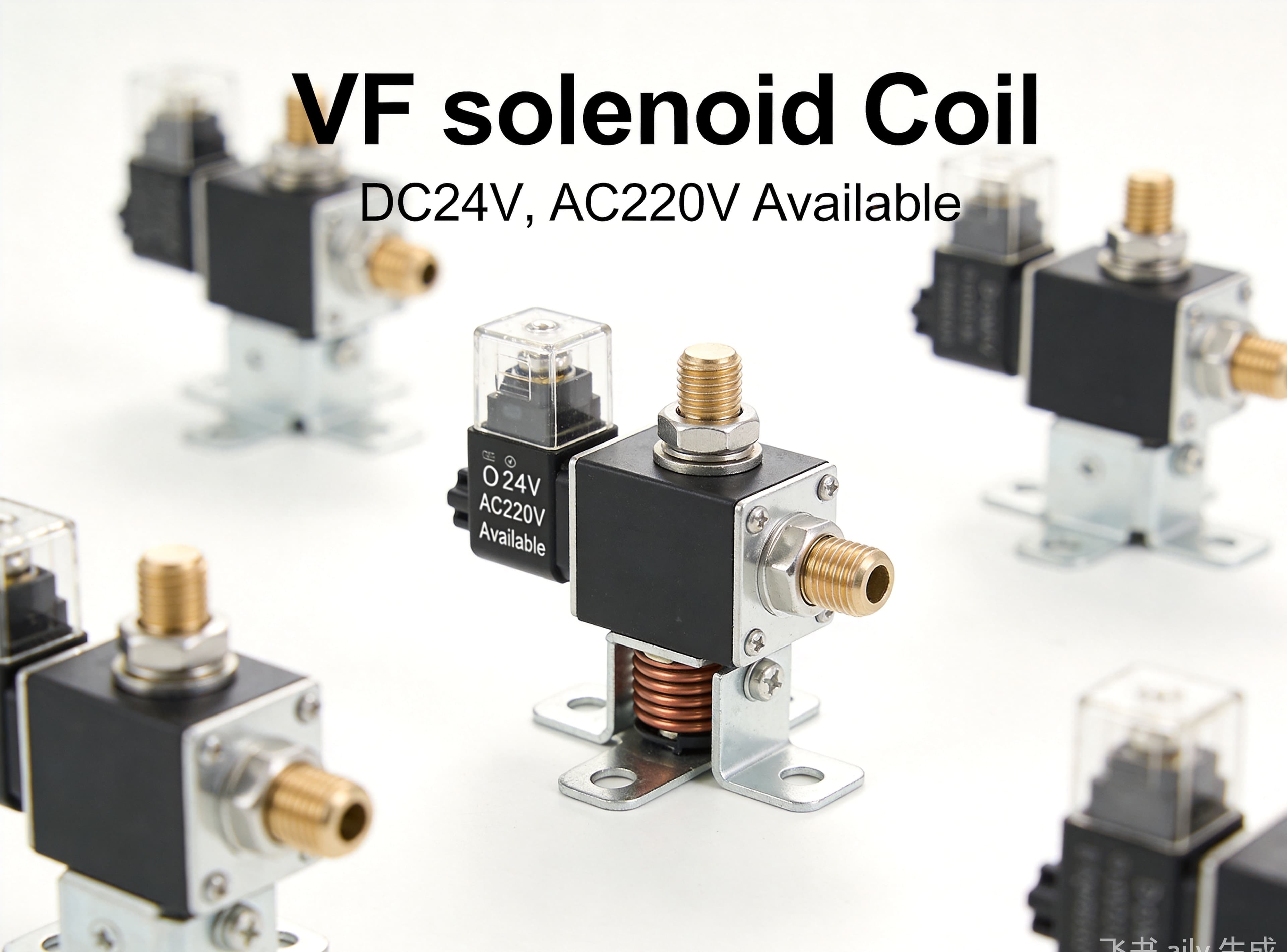 Solenoid Coil series reference image for 4v pneumatic products, model matching, and RFQ sourcing