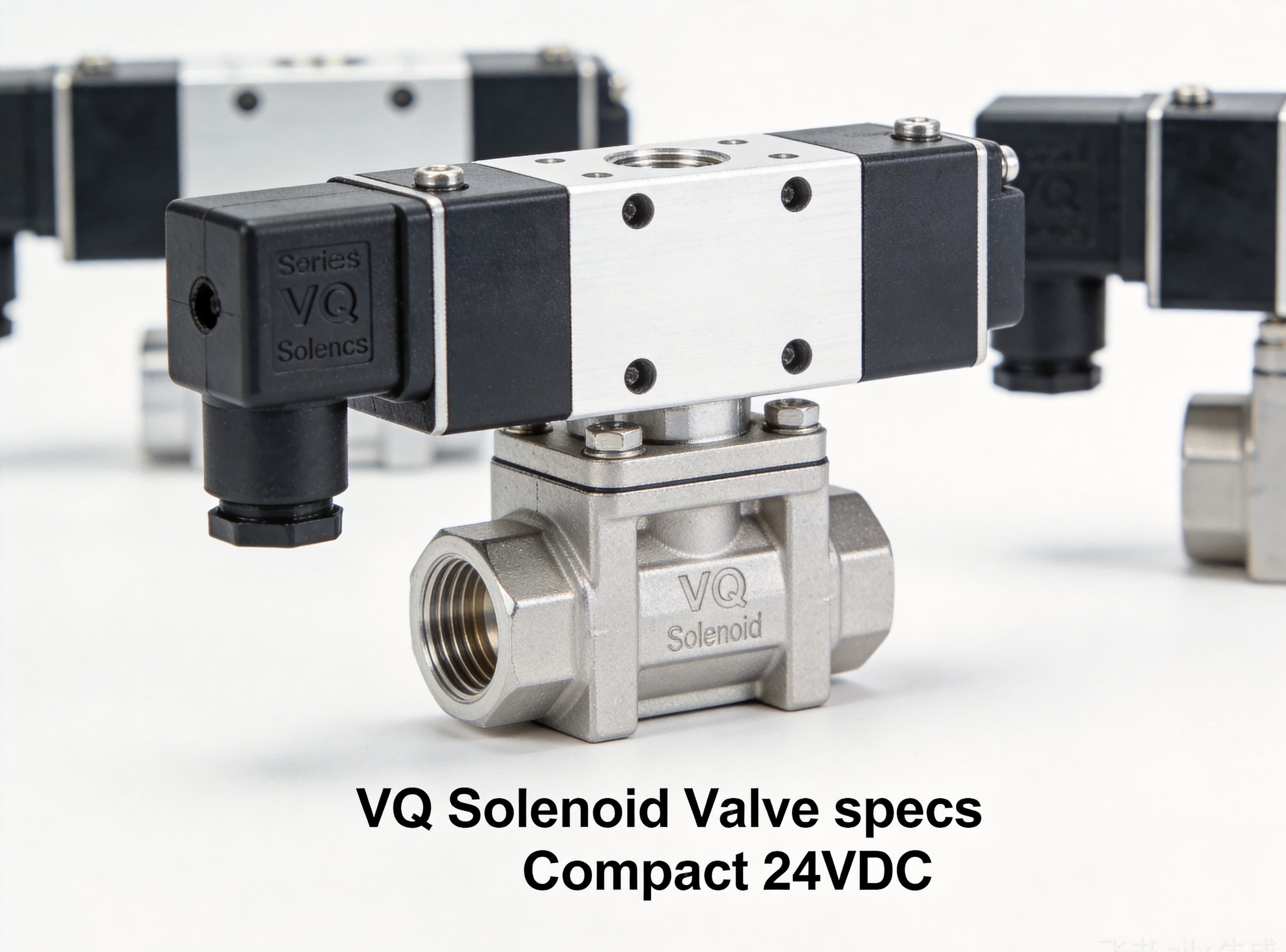 Solenoid Vq series reference image for 3v pneumatic products, model matching, and RFQ sourcing