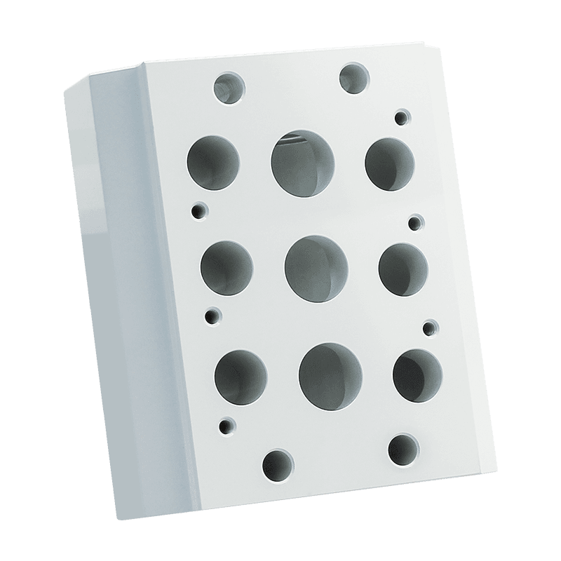 Clean Manifold Base homepage series visual for Solenoid Valve pneumatic products, model matching, and RFQ sourcing