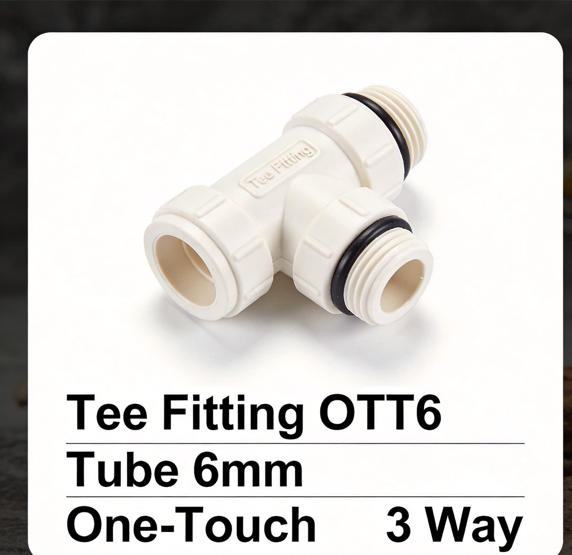Tee Fitting Ott6 catalog gallery reference for Quick Connect Fittings pneumatic products, model matching, and RFQ sourcing