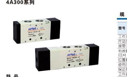 4A300 air-pilot valve product reference