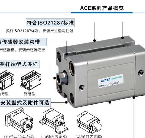 ACE compact cylinder family product reference