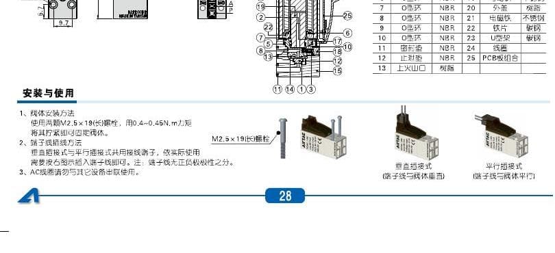 CPV15 solenoid valve installation drawing