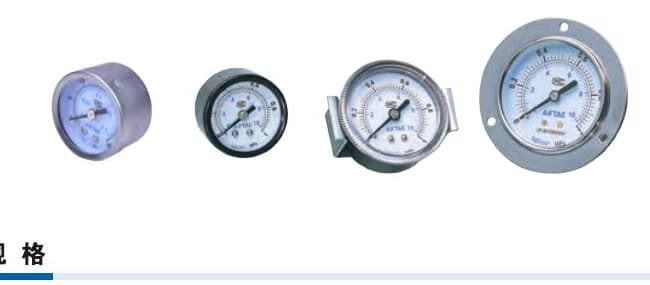 GS, GF, GU and GP pressure gauge family product reference