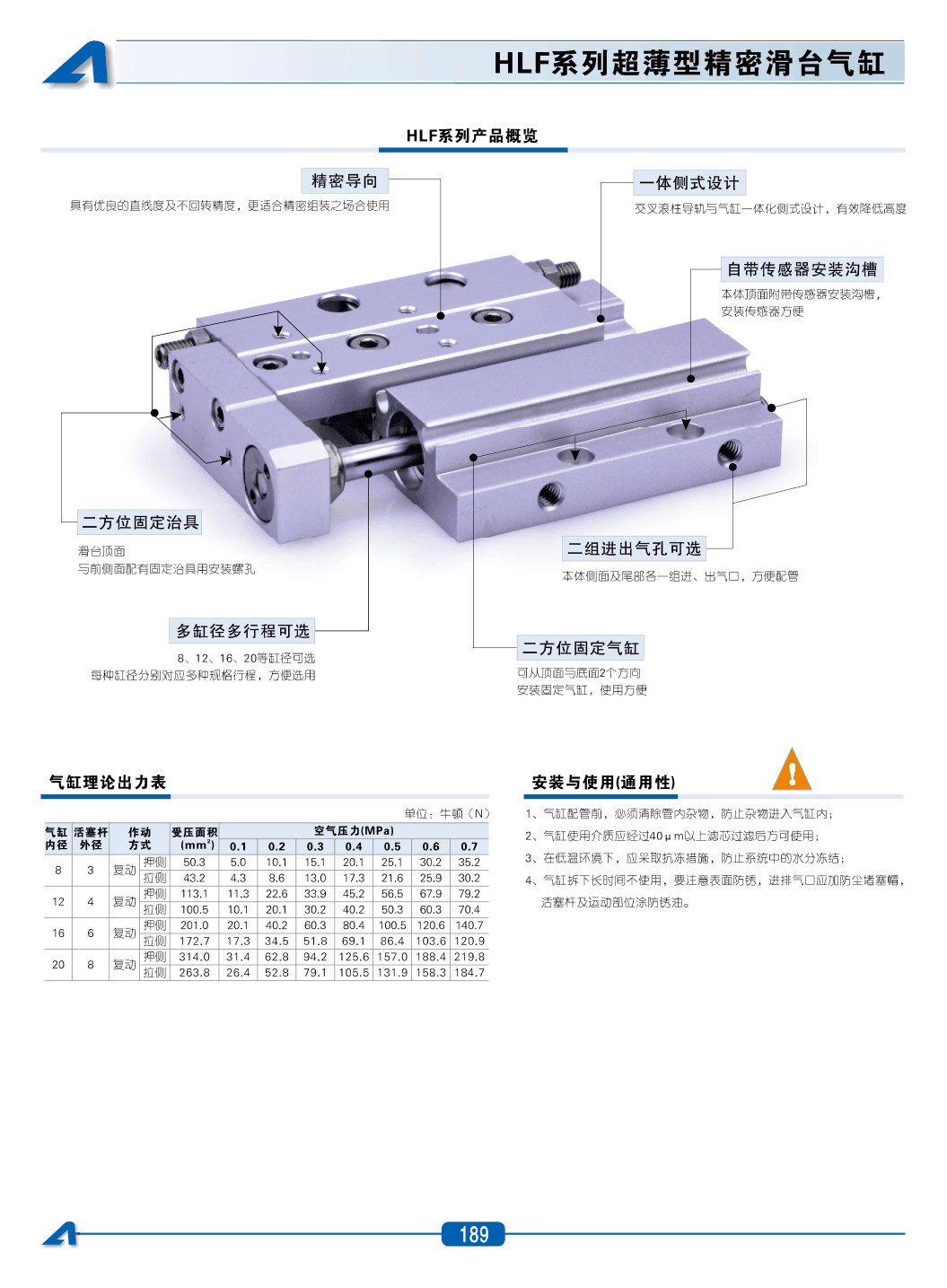 AirTAC HLF Slide Table Cylinder Sourcing