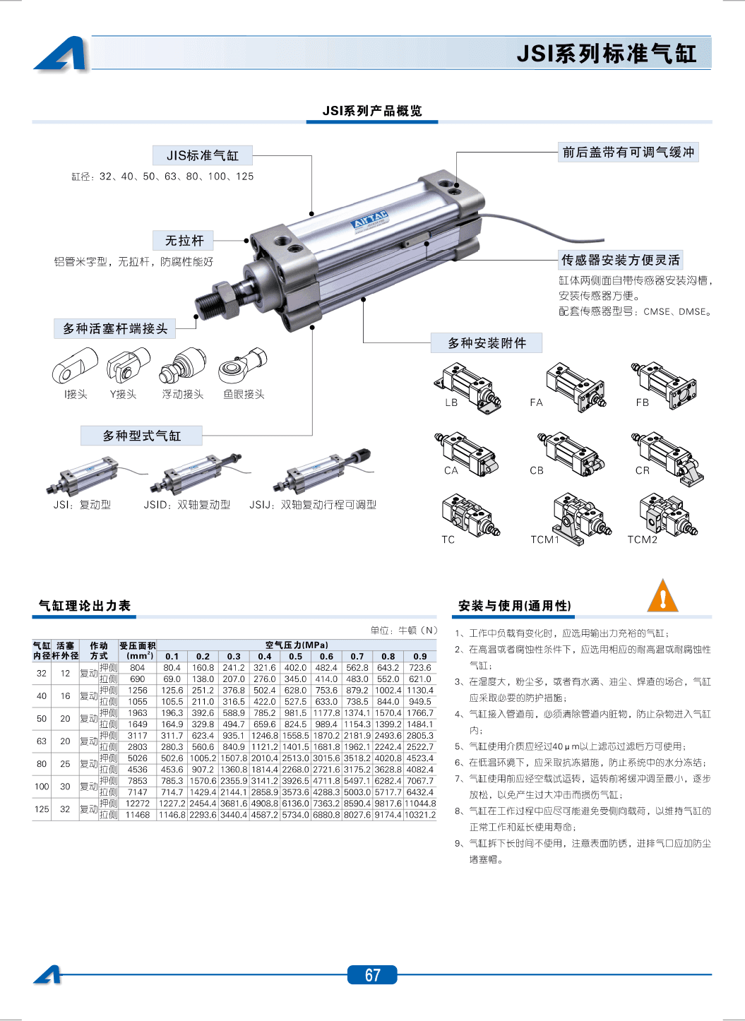 JSI系列气缸